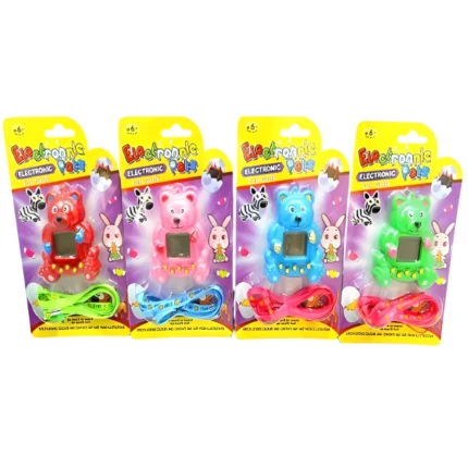 Llavero Mascota Virtual Osito - Tamagotchi Retro Digital Pet Game