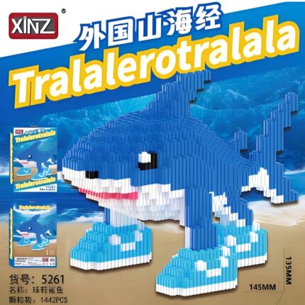 Bloques XINZ Figura Armable "Tralalero Tralala" (1442 piezas)
