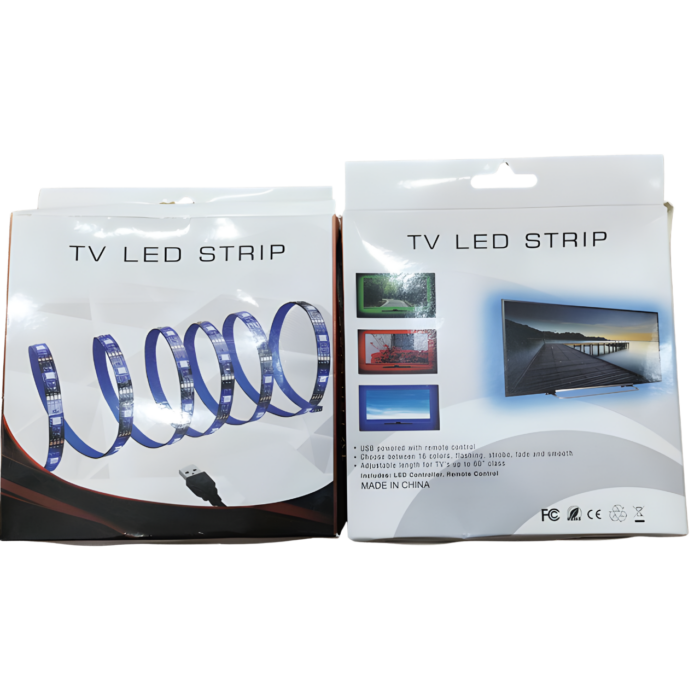 Tira Luz LED RGB USB para TV / Monitor con Control Remoto - Imagen 1