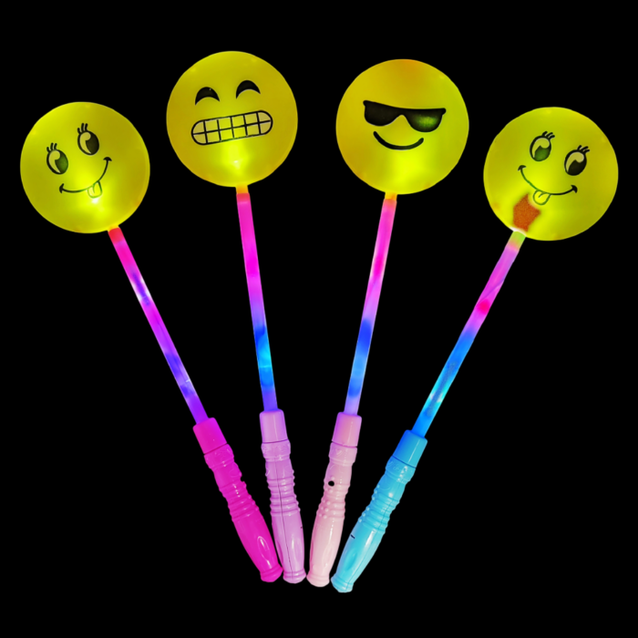 Varitas Luminosas LED Emojis Emoticones Caritas - Imagen 1