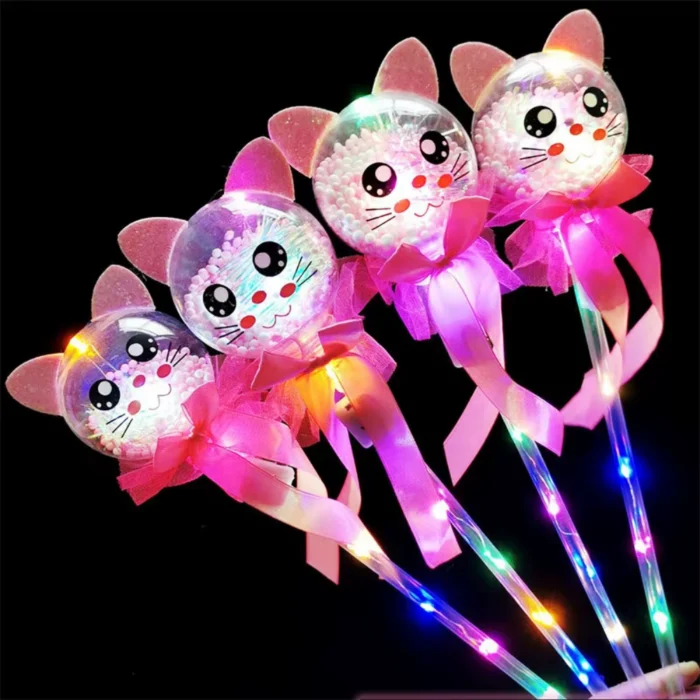 Varita Luminosa LED Diseño Gato Gatito - Imagen 1