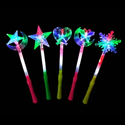 Varitas Mágicas LED Multicolor con Diseños Variados