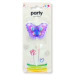 Vela Mariposa Individual Grande Party Candles Adorno Torta - Imagen 3