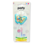 Vela Mariposa Individual Grande Party Candles Adorno Torta - Imagen 2