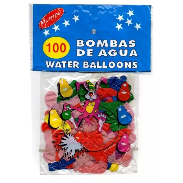 Bombas De Agua Mompo x100 Unidades - Globos De Agua - Imagen 1