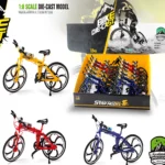 Bicicleta De Carreras Escala 1:8 - Modelo Die-Cast De Metal - Imagen 2