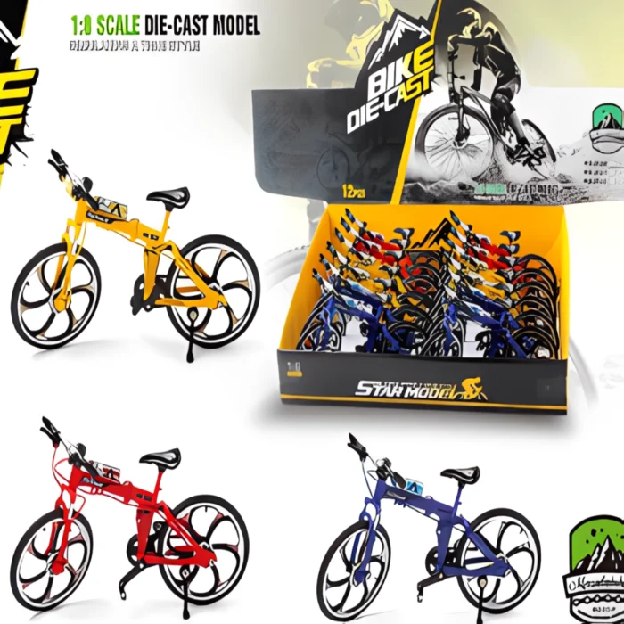 Bicicleta De Carreras Escala 1:8 - Modelo Die-Cast De Metal - Imagen 2