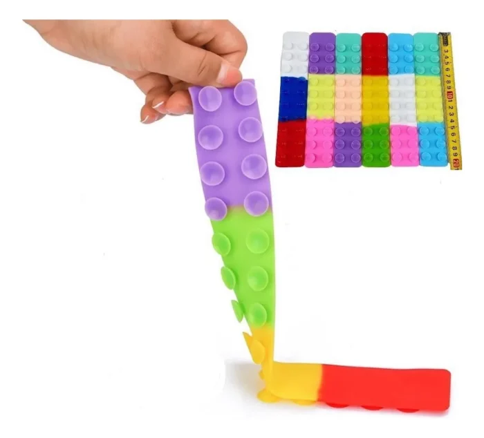 Pulsera Squishy Tipo Bloque de Construcción - Squidopops - Imagen 1