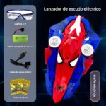 Escudo Lanzador de Hidrogel Spiderman 2 en 1 Batería Recargable