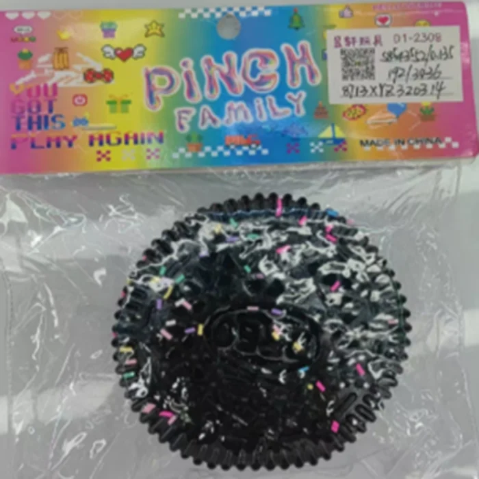 Squishy Galleta Oreo Antiestrés Grande Con Chispas De Colores - Imagen 1