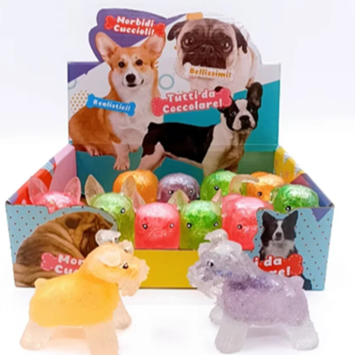 Squishy Perrito Glitter - Juguete Antiestrés - Imagen 1
