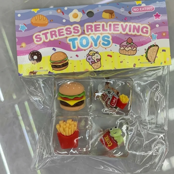 Mini Squishies Kawaii Comida Rápida - Imagen 1