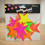Banderín Estrellas Multicolor – Guirnalda de Fiesta