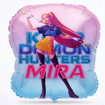 Pack x50 Globos Metalizados Mira K-Pop Demon Hunters