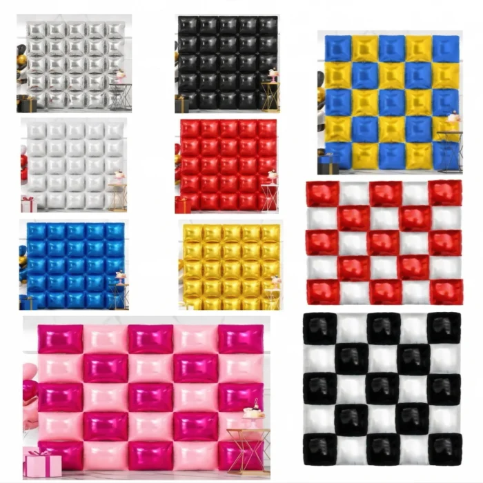Panel de Globos Metálicos para Fondo de Fotos - Imagen 1