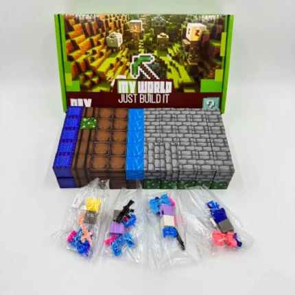 Set de Bloques de Construcción My World DIY (104 Piezas)