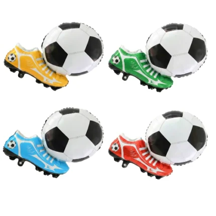 Pack de 50 Globos Botines de Futbol Varios Colores