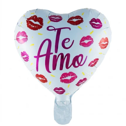 Pack de 50 Globos Corazon “Te amo” 10″