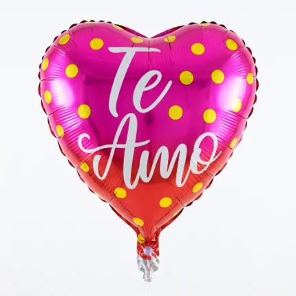 Pack de 50 Globos Corazon “Te amo” 10″