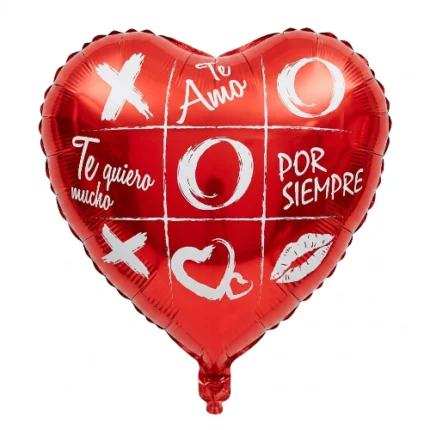 Pack de 50 Globos Corazon ”Te amo” 18″