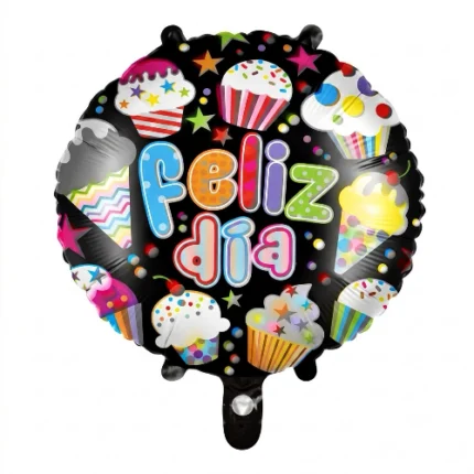 Pack de 50 Globos Redondos “Feliz Dia” 18″