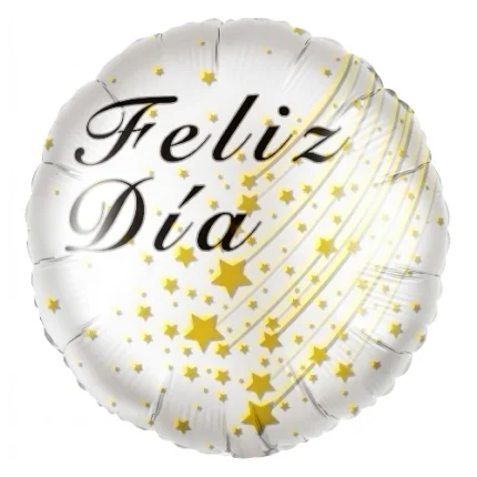 Pack de 50 Globos Redondos “Feliz Dia” 18″
