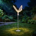 Figura Decorativa de Mariposa con Movimiento Motorizado y Luz LED – Tamaño Grande