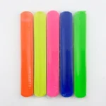Pulsera Slap de Silicona Colores Neón 25Pcs - Imagen 2