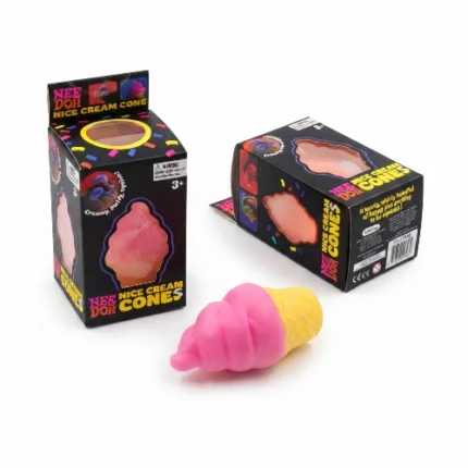 Squishy Nee Doh Nice Cream Cone - Juguete Antiestrés Helado